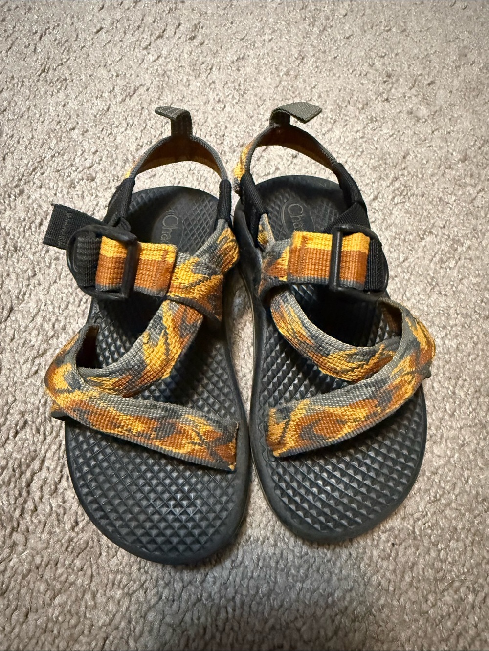 Chaco Kids Orange Sandals Size 10
